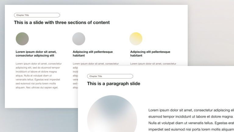 Minimalist Light Professional Presentation Template template cover