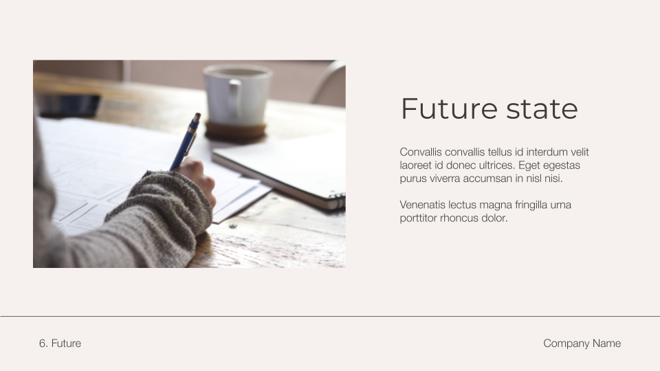 Modern aesthetic consulting client proposal — slide 9