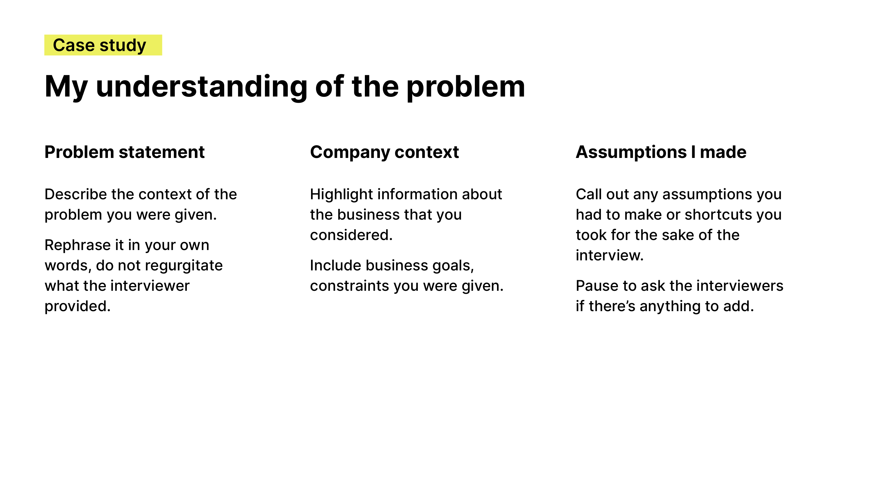 Modern Job Interview and Case Study — slide 16