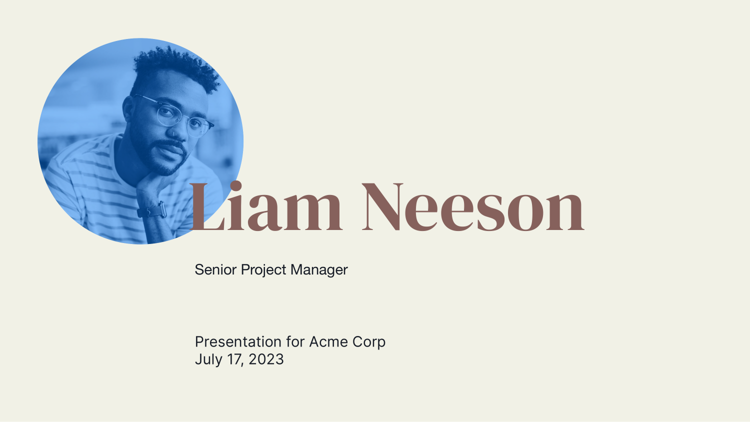 Professional Job Interview and Case Study — slide 1