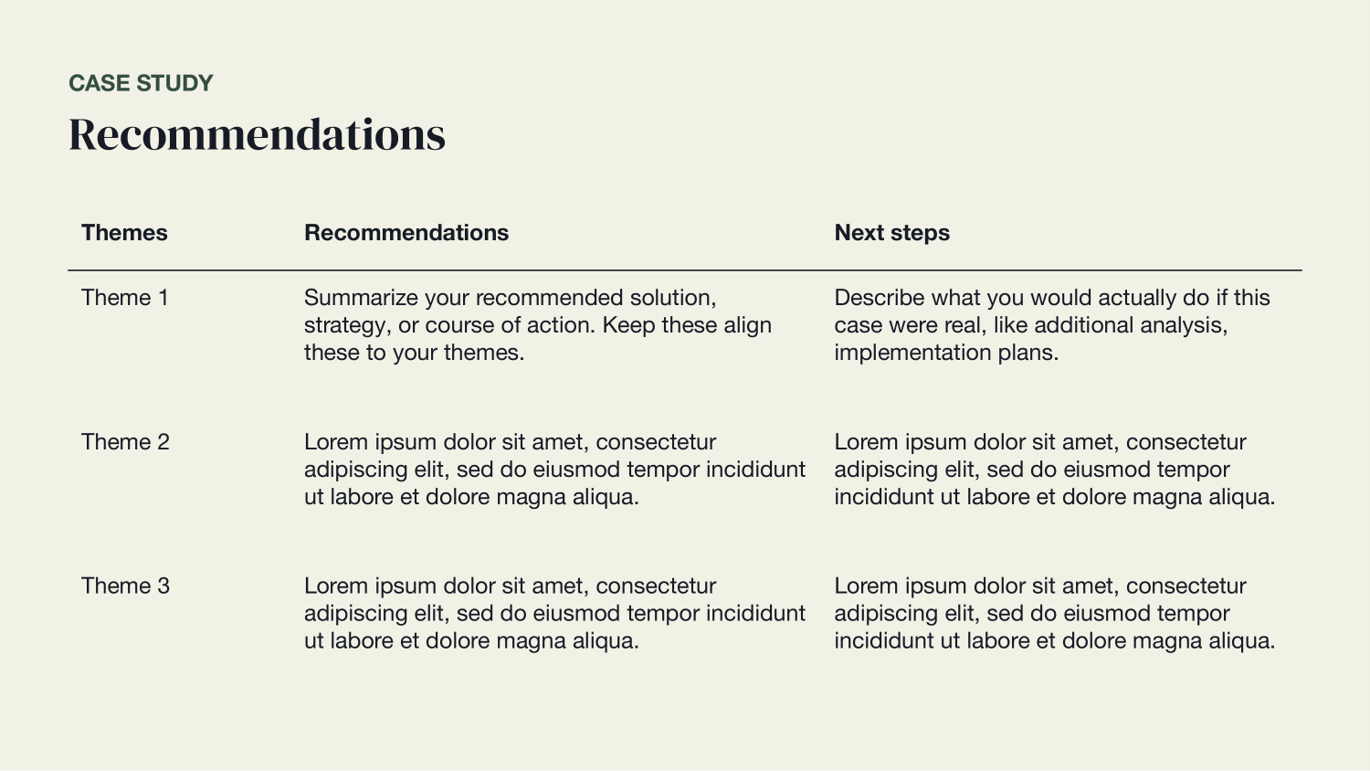 Professional Job Interview and Case Study — slide 11