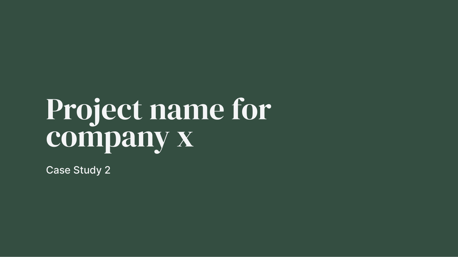 Professional Job Interview and Case Study — slide 13
