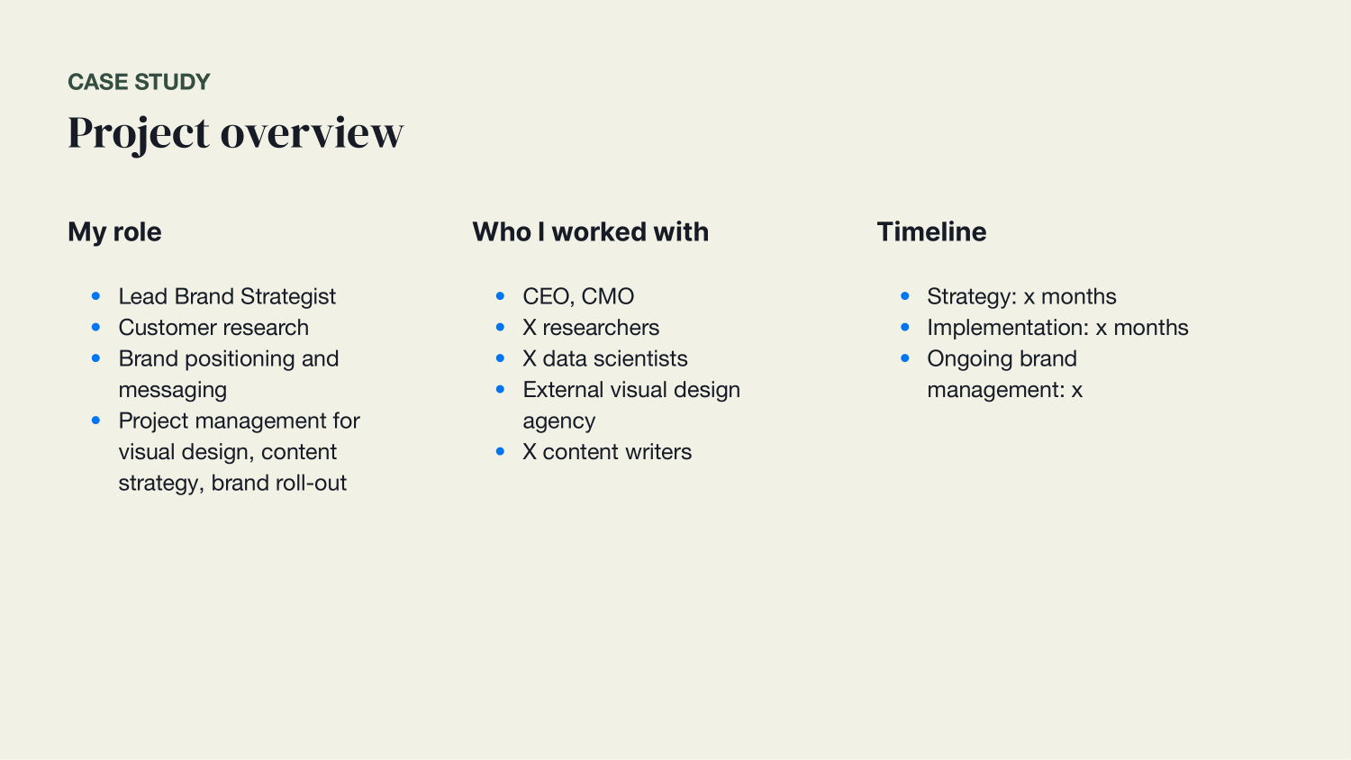 Professional Job Interview and Case Study — slide 14
