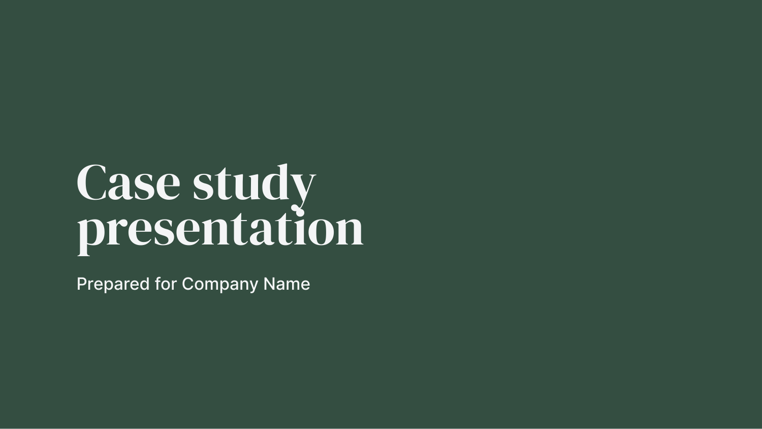 Professional Job Interview and Case Study — slide 5