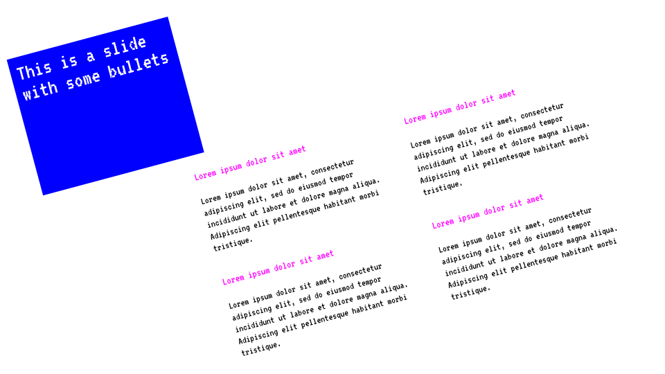Retro Analog Presentation Template — slide 12