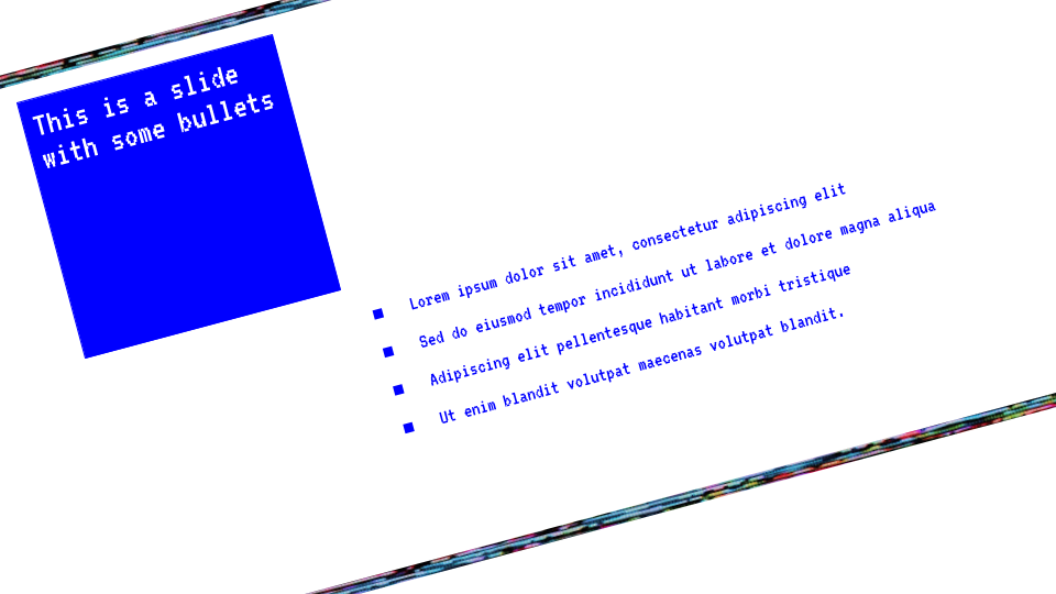 Retro Analog Presentation Template — slide 4