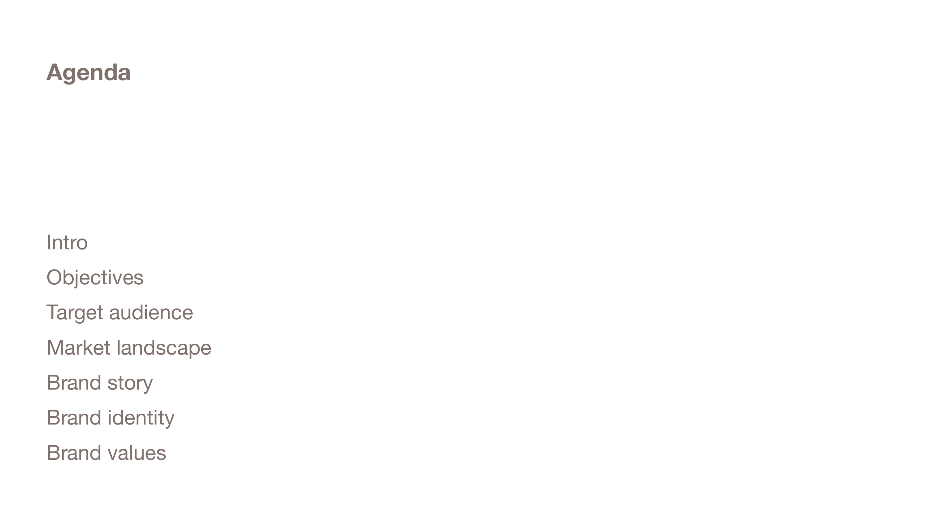 Simple Brand Strategy Template — slide 2