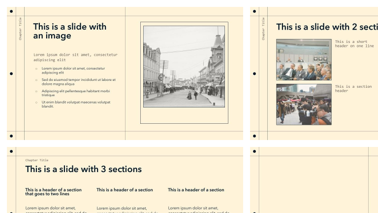 Simple Notebook template cover