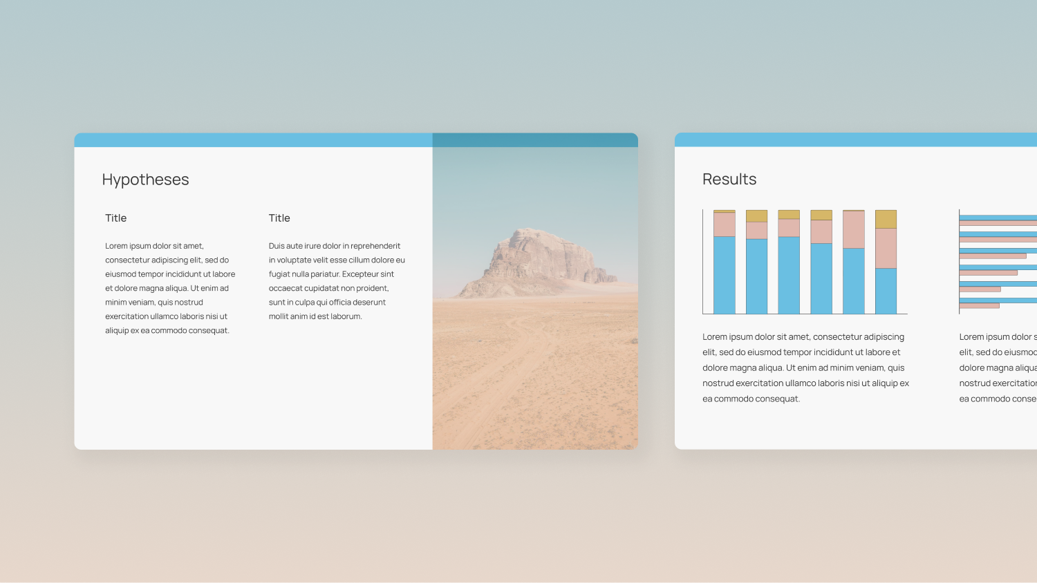 Soft Hued Science and Academic Research Presentation template cover