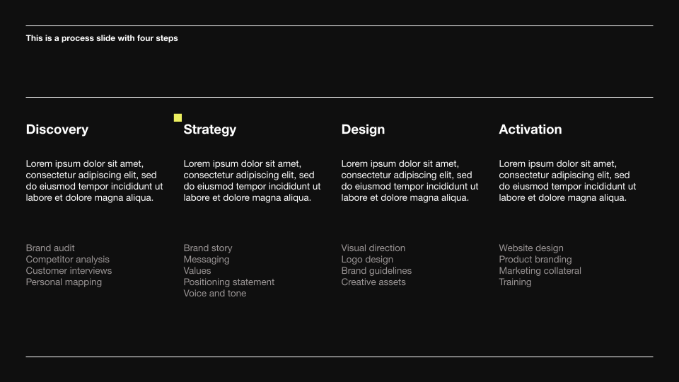 Swiss Dark Professional Presentation Template — slide 19