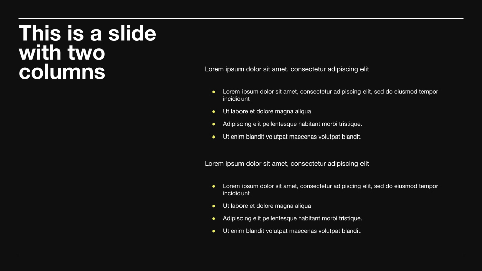 Swiss Dark Professional Presentation Template — slide 4
