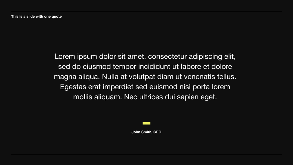 Swiss Dark Professional Presentation Template — slide 9