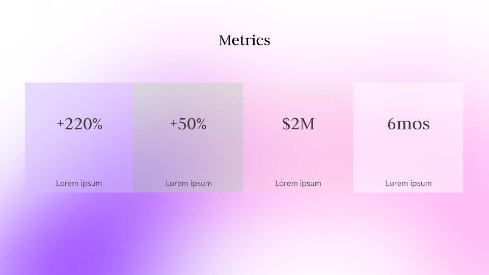 Unicorn Gradient Background Template — slide 12