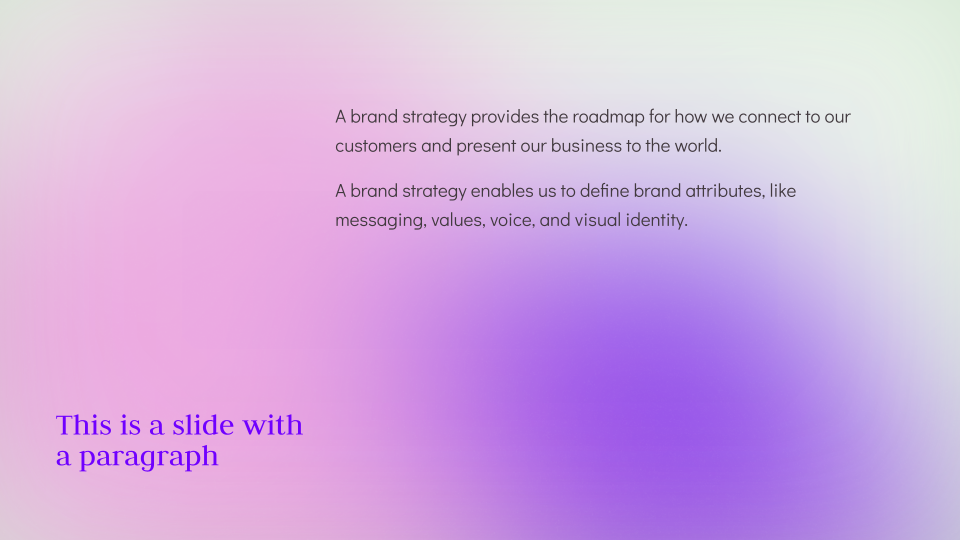 Unicorn Gradient Background Template — slide 4