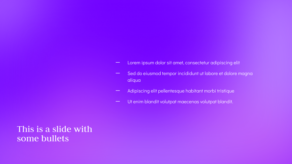 Unicorn Gradient Background Template — slide 6