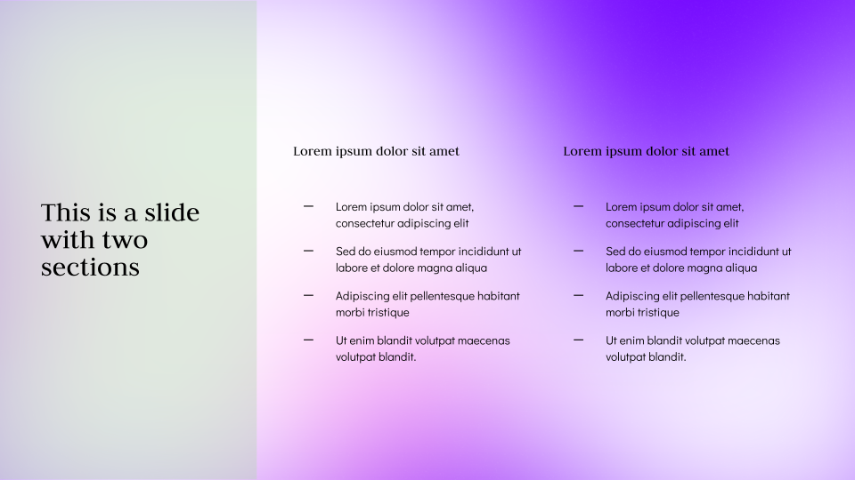 Unicorn Gradient Background Template — slide 7